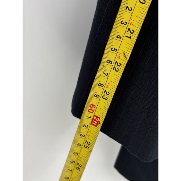 Brooks Brothers Sport Coat Blazer Men Size 39R Navy Blue Pinstriped - Picture 7 of 10